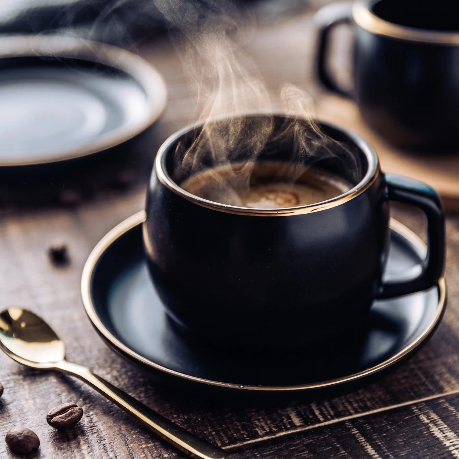 ONYX NOIR TEACUP SET