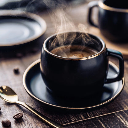 ONYX NOIR TEACUP SET
