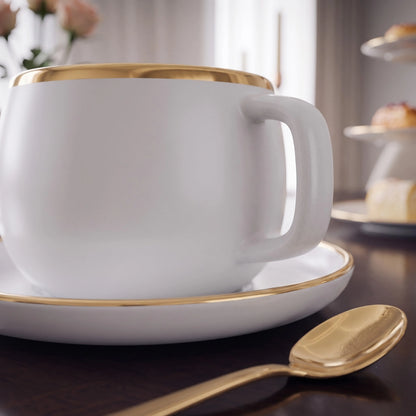 ONYX BLANC TEACUP SET