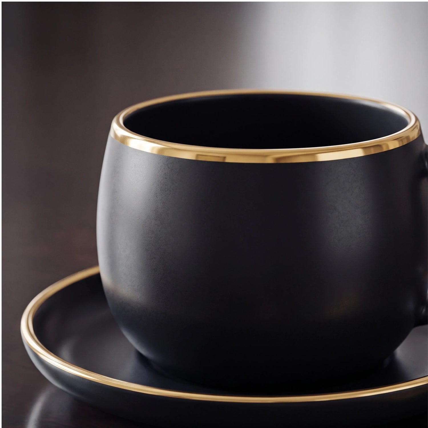 ONYX NOIR TEACUP SET