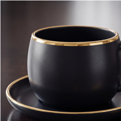ONYX NOIR TEACUP SET