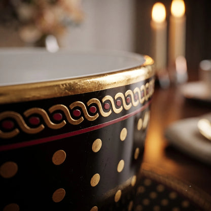 DELPHI NOIR TEACUP SET