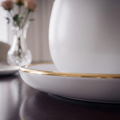 ONYX BLANC TEACUP SET