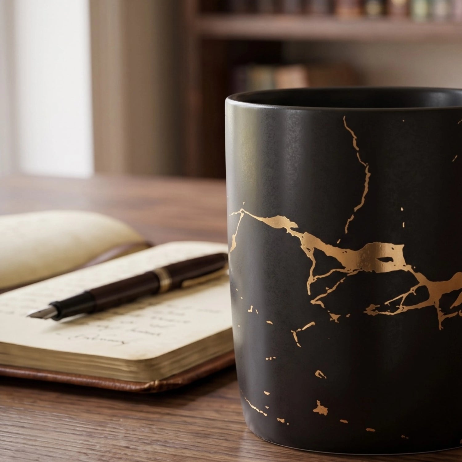 LIGHTNING NOIR TEACUP &amp; MUG SET