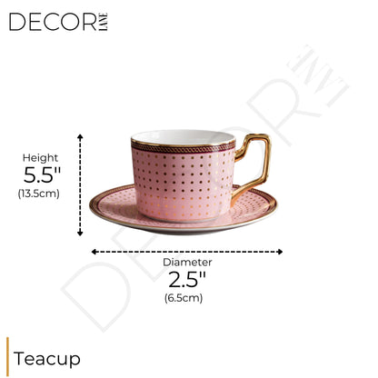 DELPHI ROSE TEACUP SET