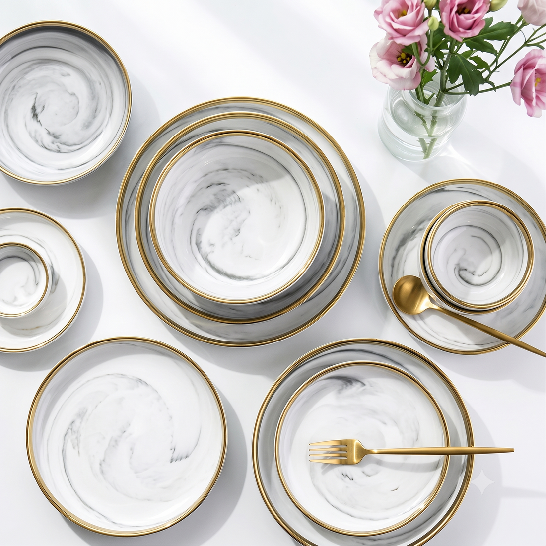 WHITE DIAMOND DINING COLLECTION