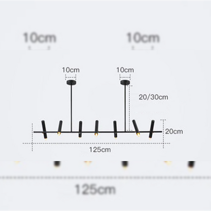 BRASERO LUMINEUX CHANDELIER