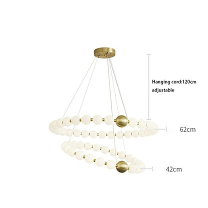 DÉLICATESSE DE PERLES CHANDELIER