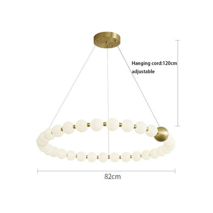 DÉLICATESSE DE PERLES CHANDELIER