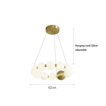 DÉLICATESSE DE PERLES CHANDELIER