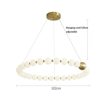 DÉLICATESSE DE PERLES CHANDELIER