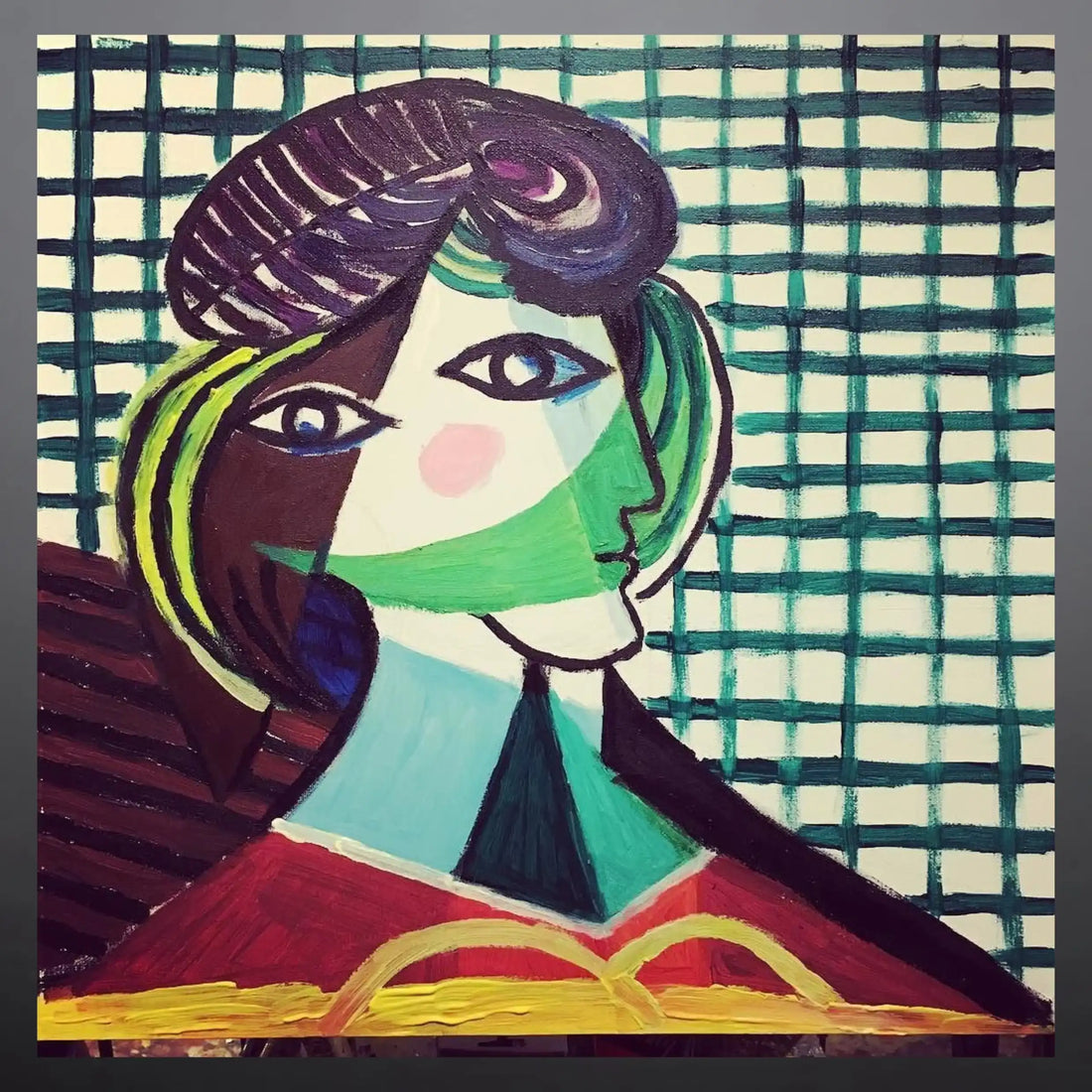 Cubist Reverie Oil Painting