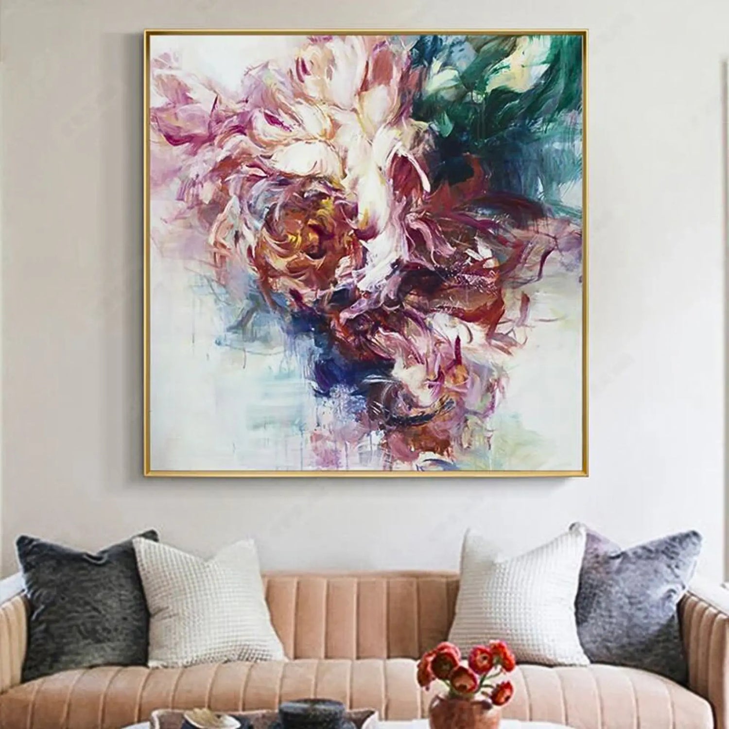 FLORAL FUSION OIL PAINTING
