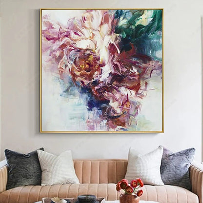 FLORAL FUSION OIL PAINTING