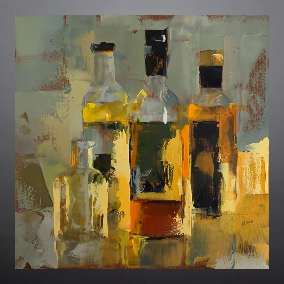 Sepia Solace Oil Painting