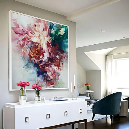 FLORAL FUSION OIL PAINTING