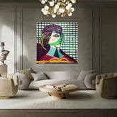Cubist Reverie Oil Painting