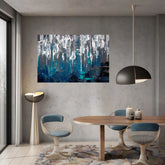 Cerulean Falls Oil Painting