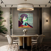 Cubist Reverie Oil Painting