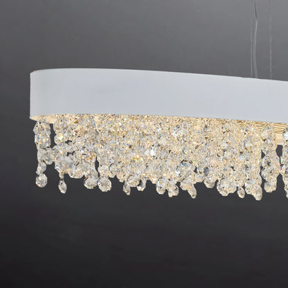 GLITZ OVAL CHANDELIER