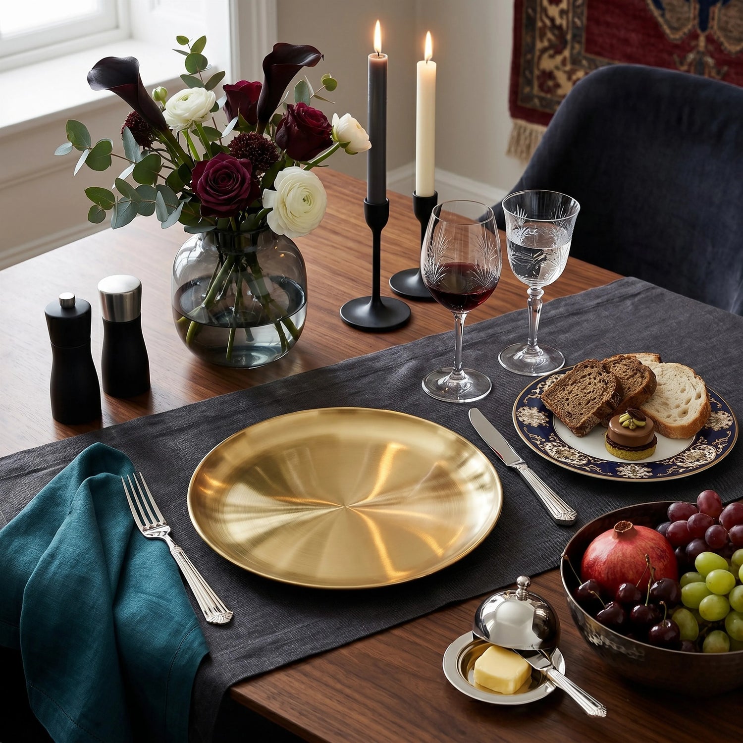 GOLDEN ELEMENT PLATE