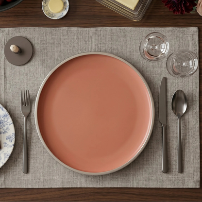 FAYETTE BLUSH ROSE PLATE