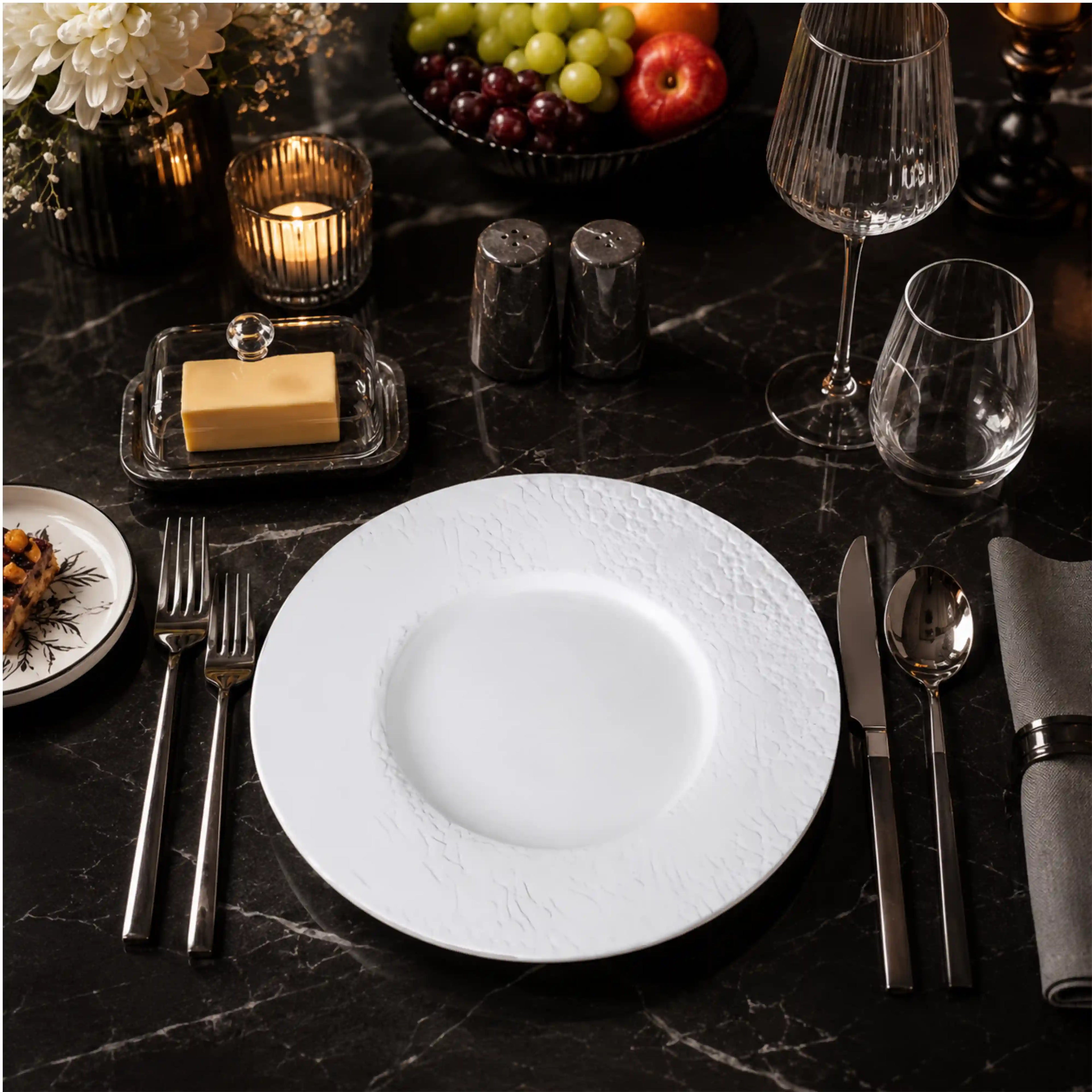 MILLIE WHITE PLATE
