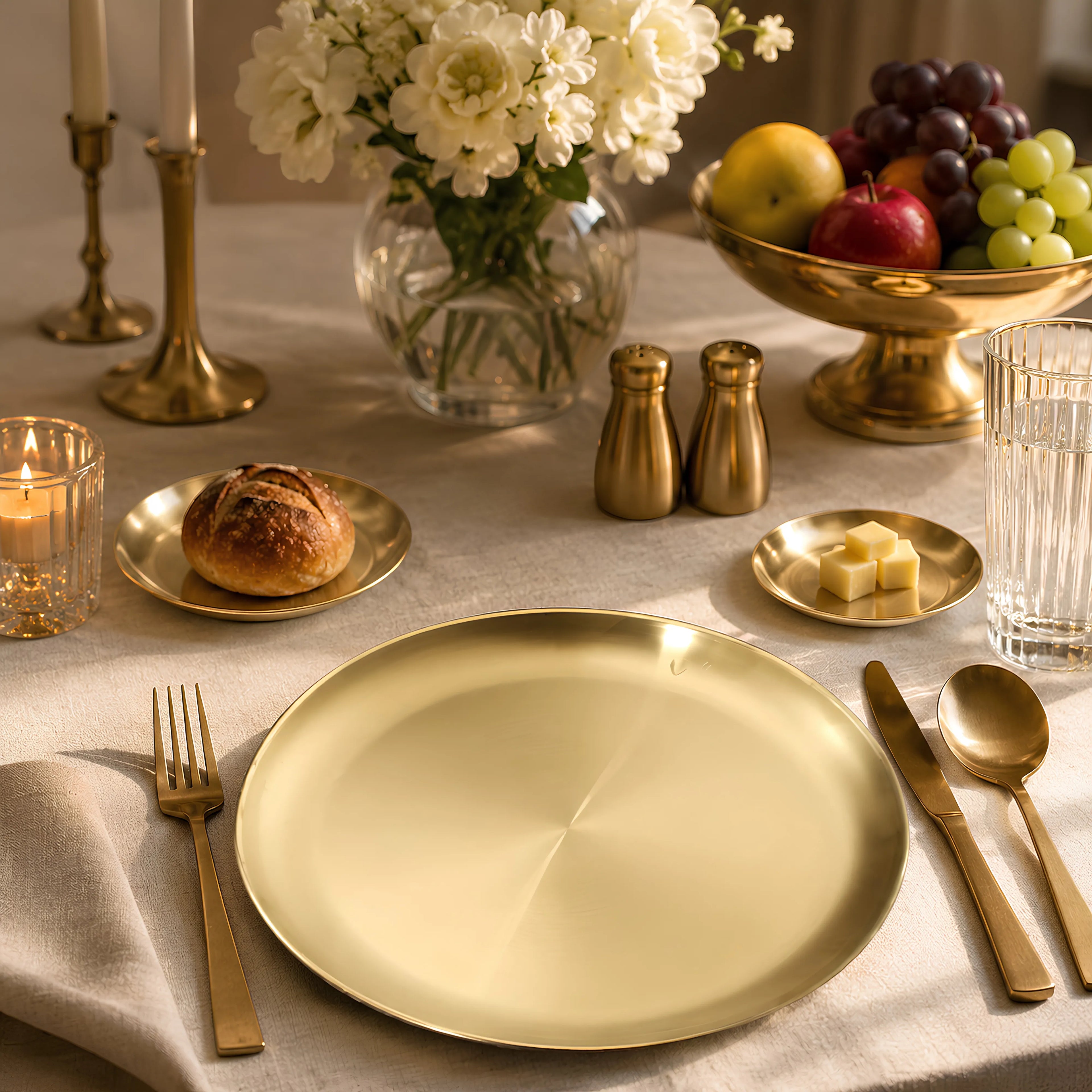 GOLDEN ELEMENT PLATE