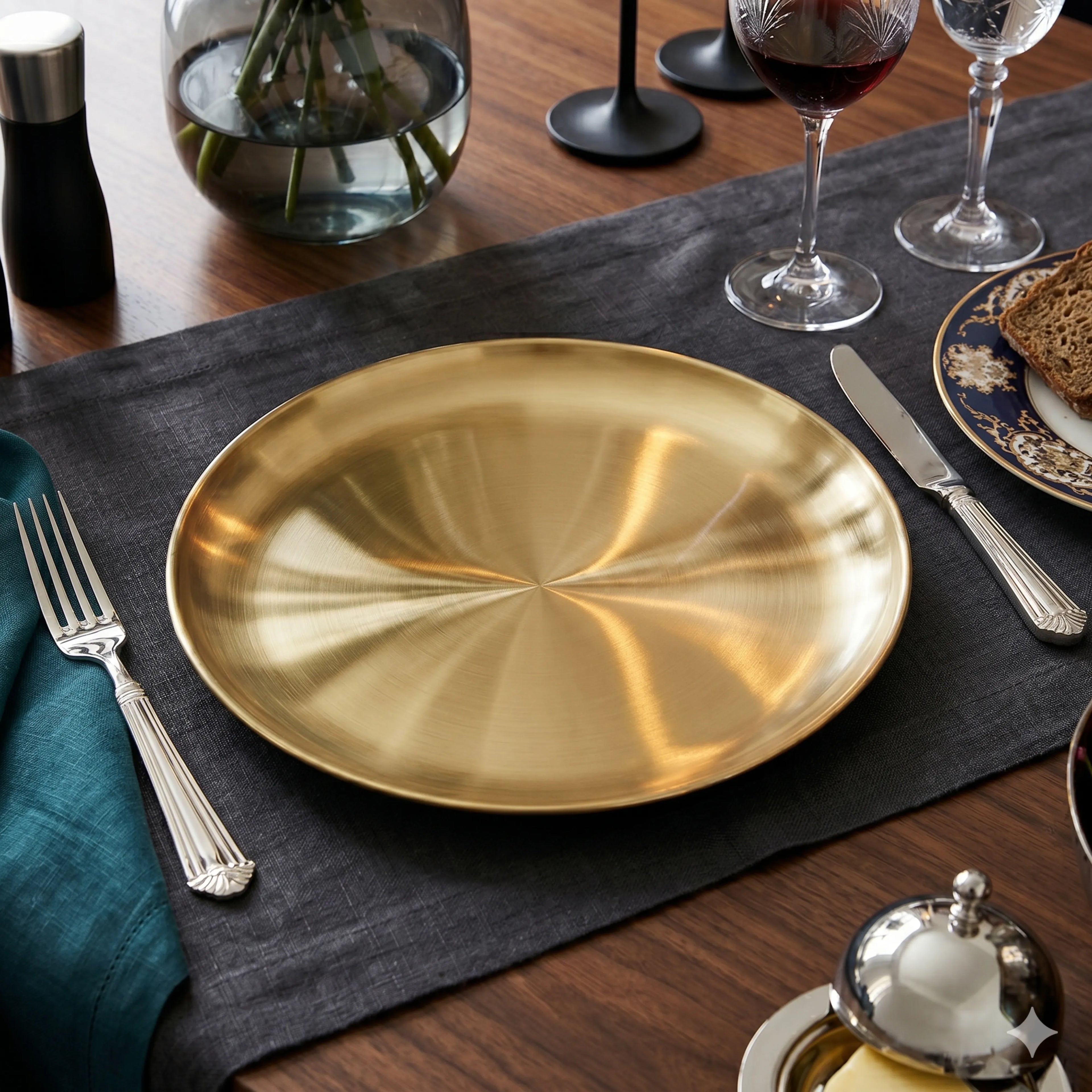 GOLDEN ELEMENT PLATE
