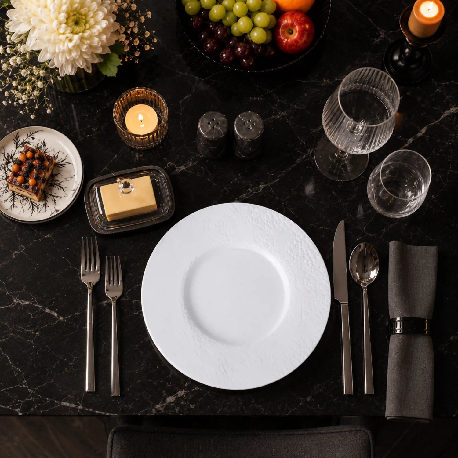 MILLIE WHITE PLATE