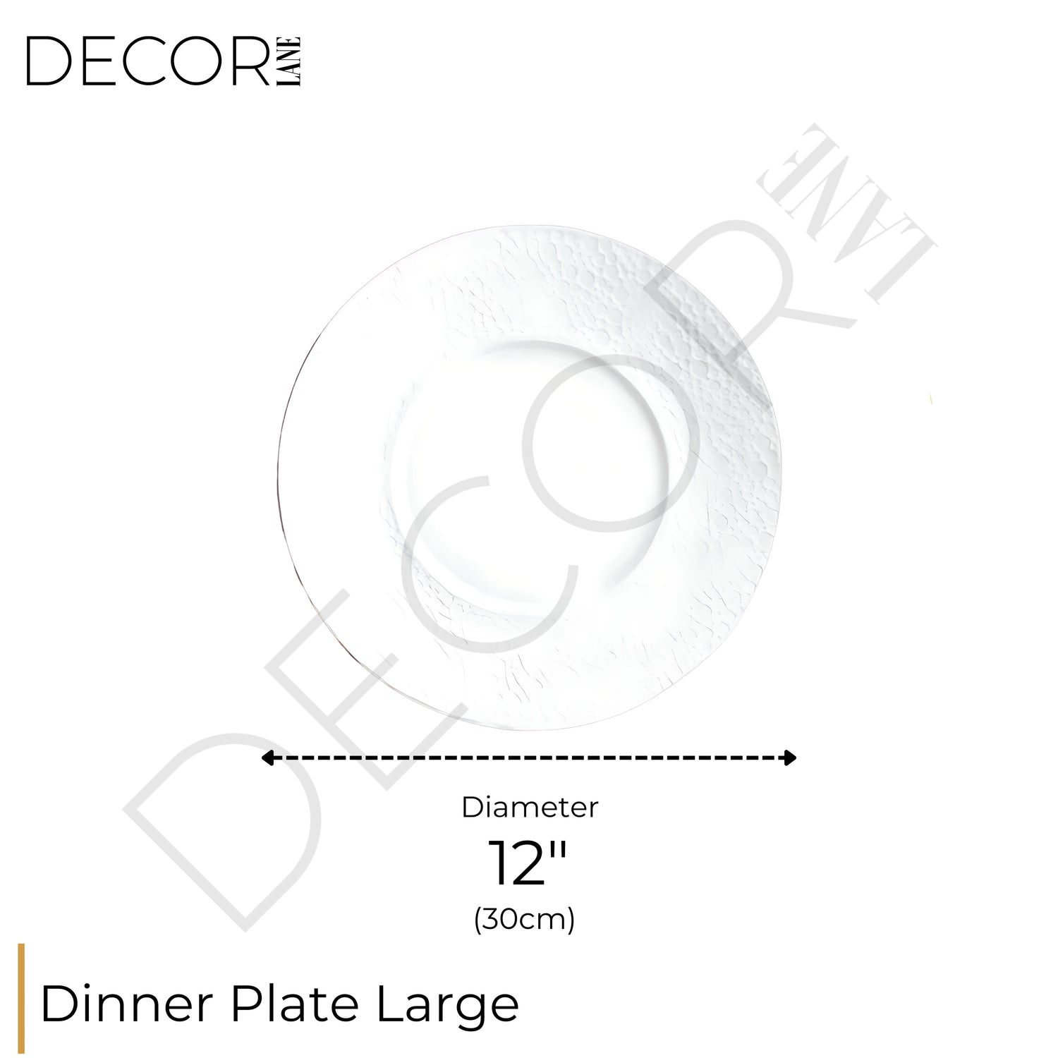 MILLIE WHITE PLATE