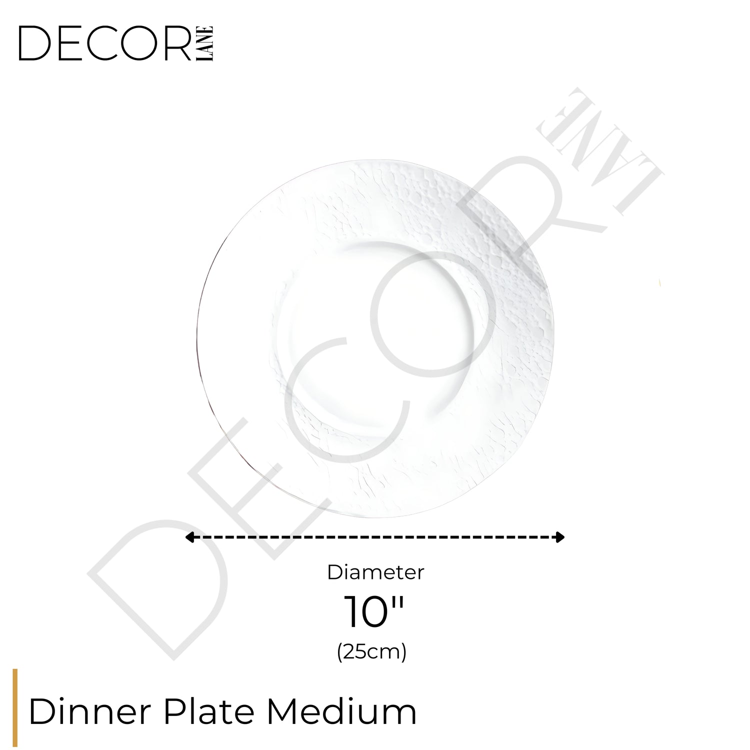 MILLIE WHITE PLATE