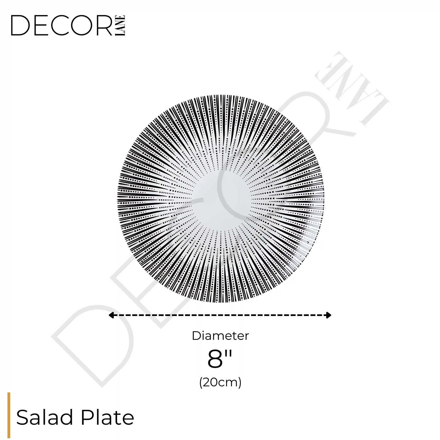 ZAPHIRE BLANC PLATE