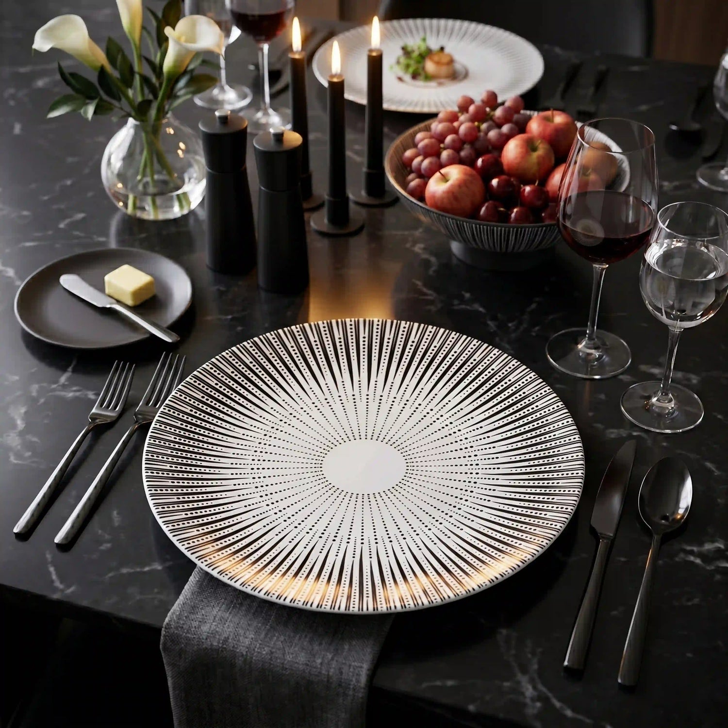 ZAPHIRE BLANC PLATE