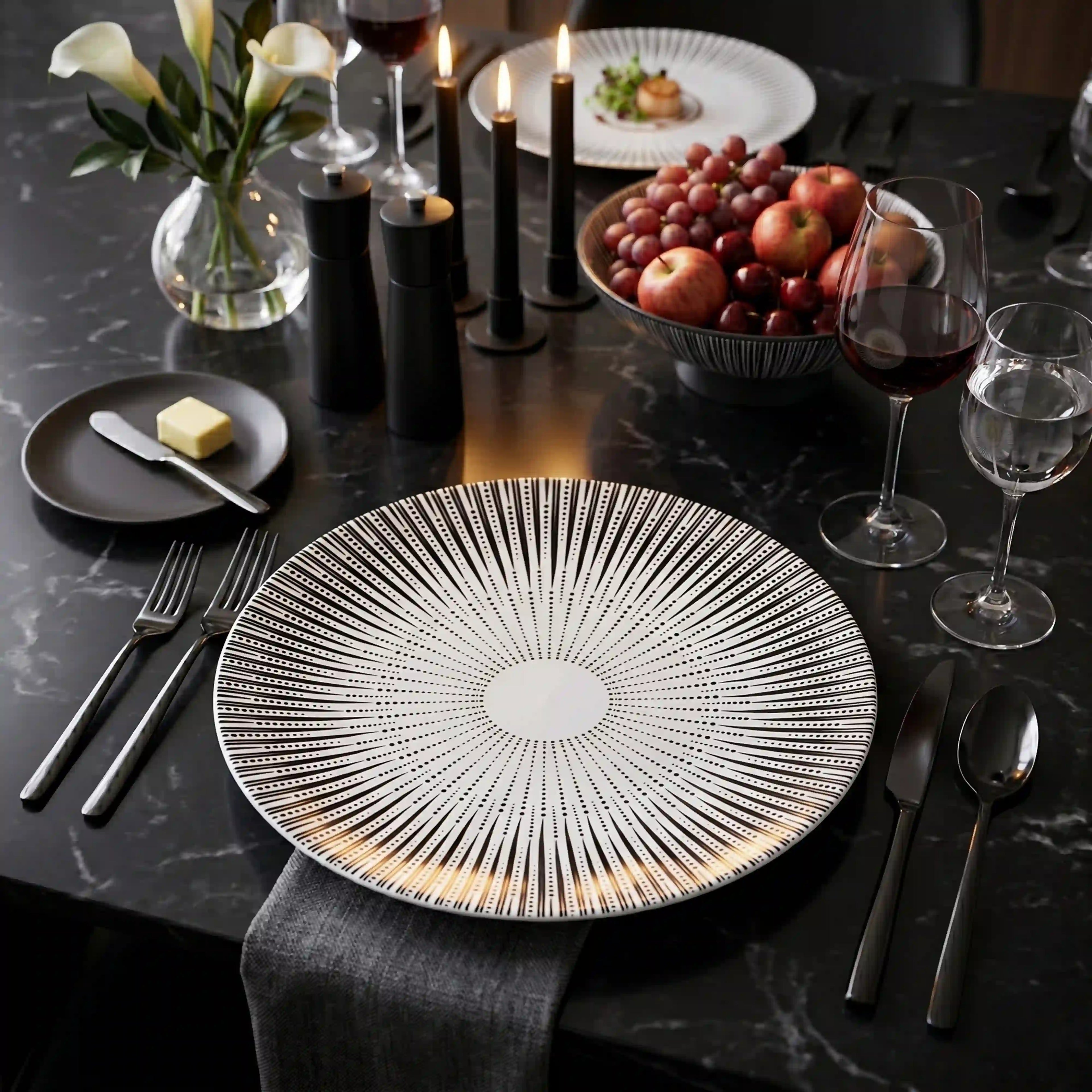 ZAPHIRE BLANC PLATE