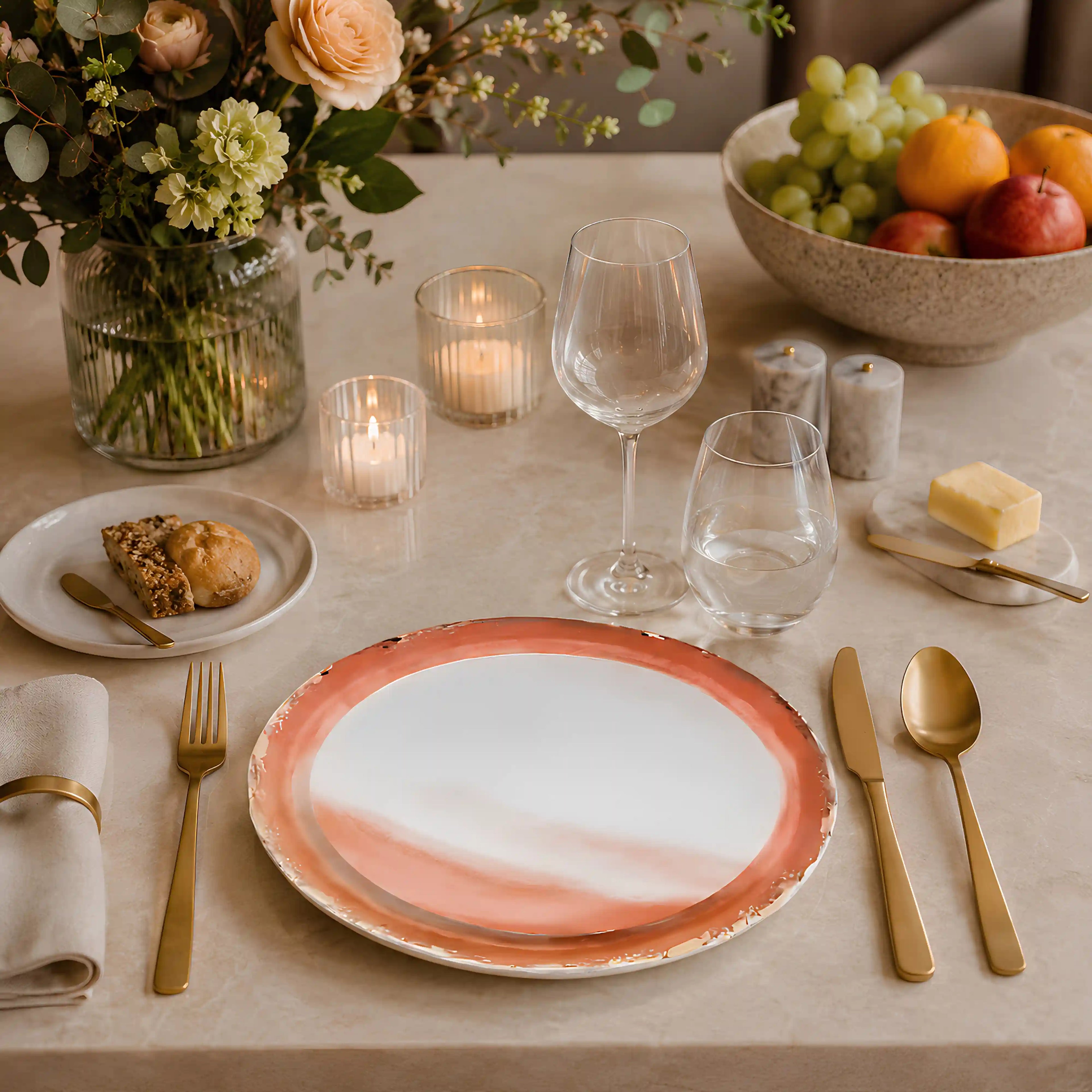 VAN GOGH CORAL PLATE