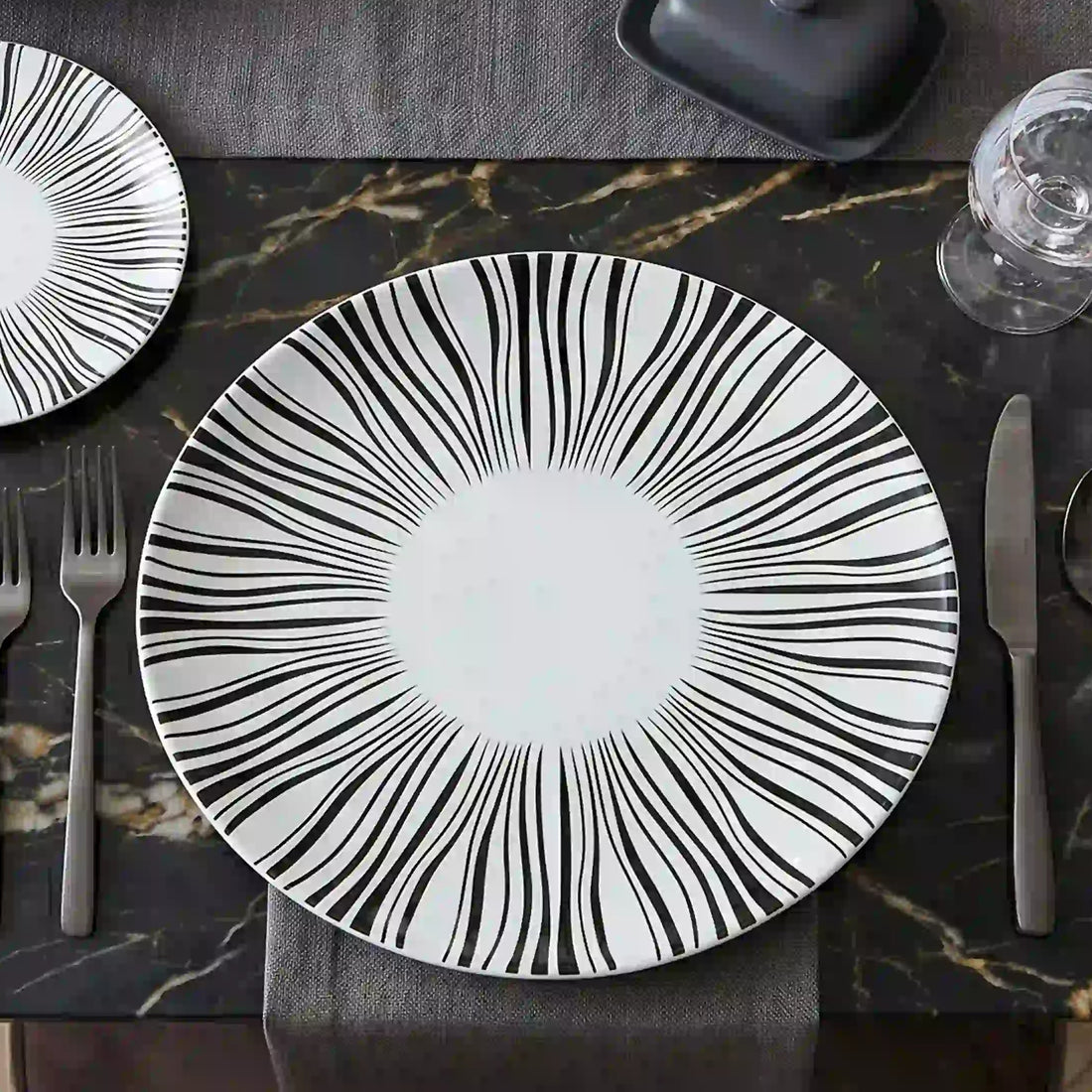 ZAPHIRE BELMONT BLANC PLATE