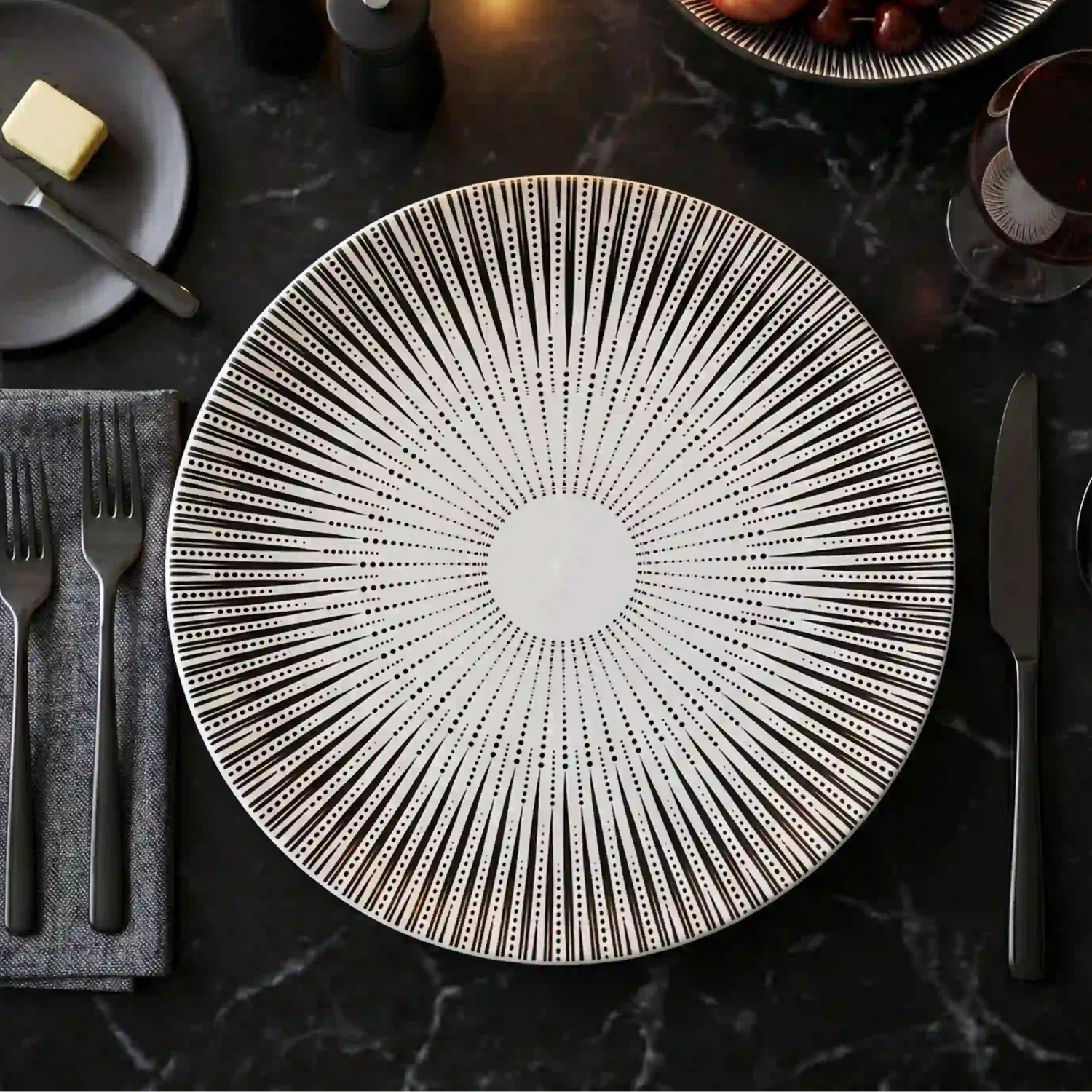 ZAPHIRE BLANC PLATE