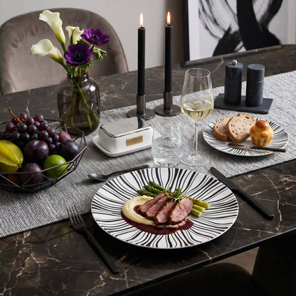 ZAPHIRE BELMONT BLANC PLATE