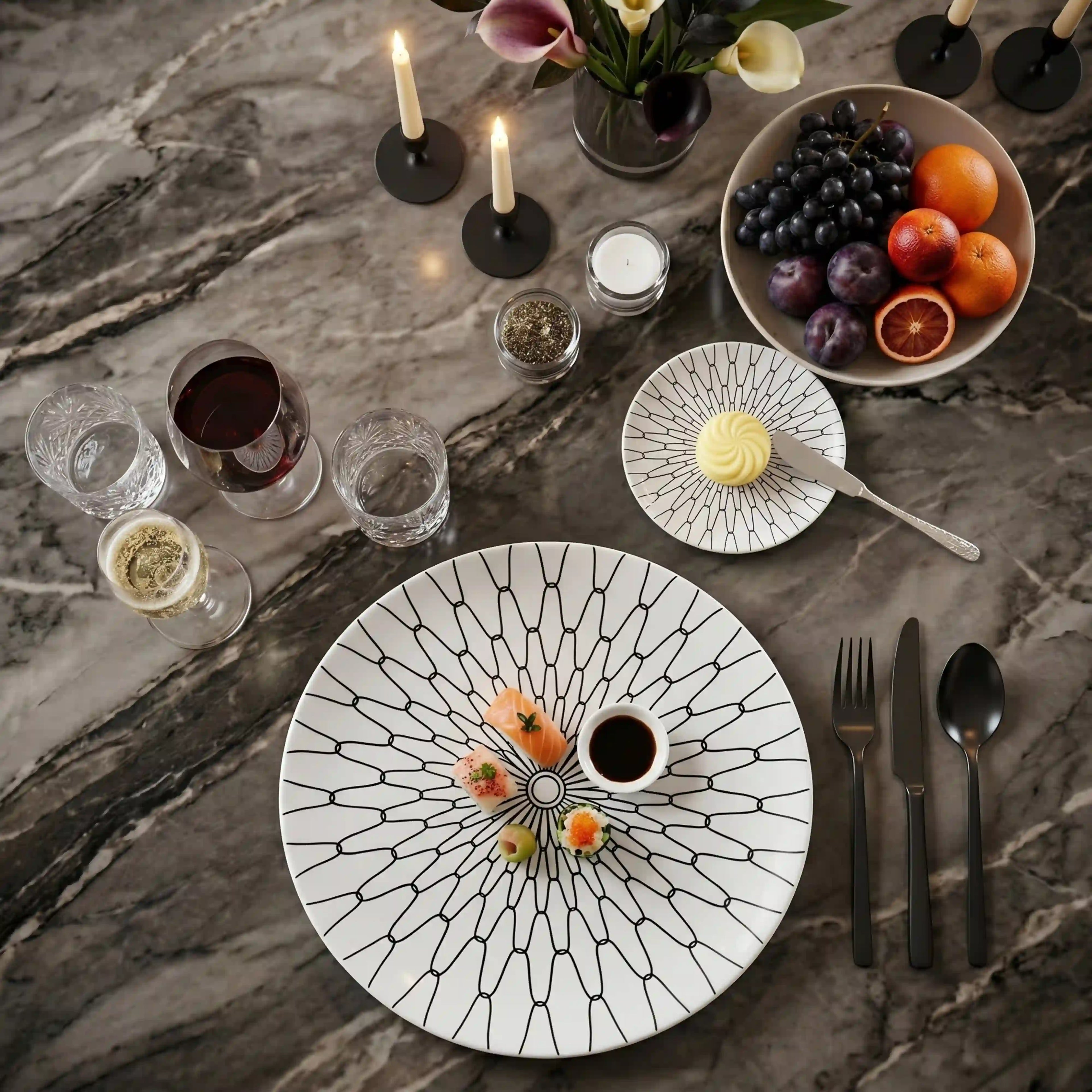 ZAPHIRE MONROE BLANC PLATE