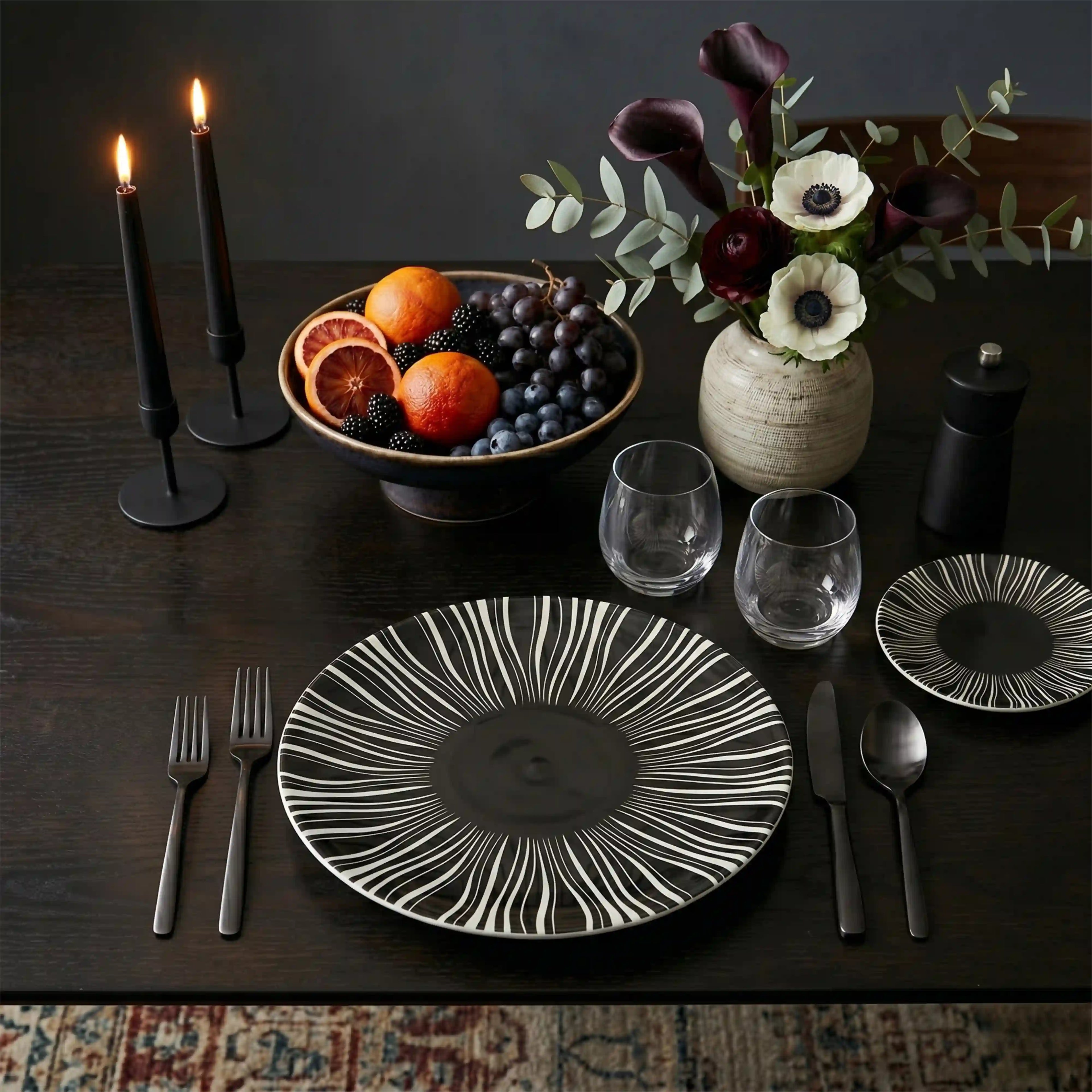 ZAPHIRE BELMONT NOIR PLATE