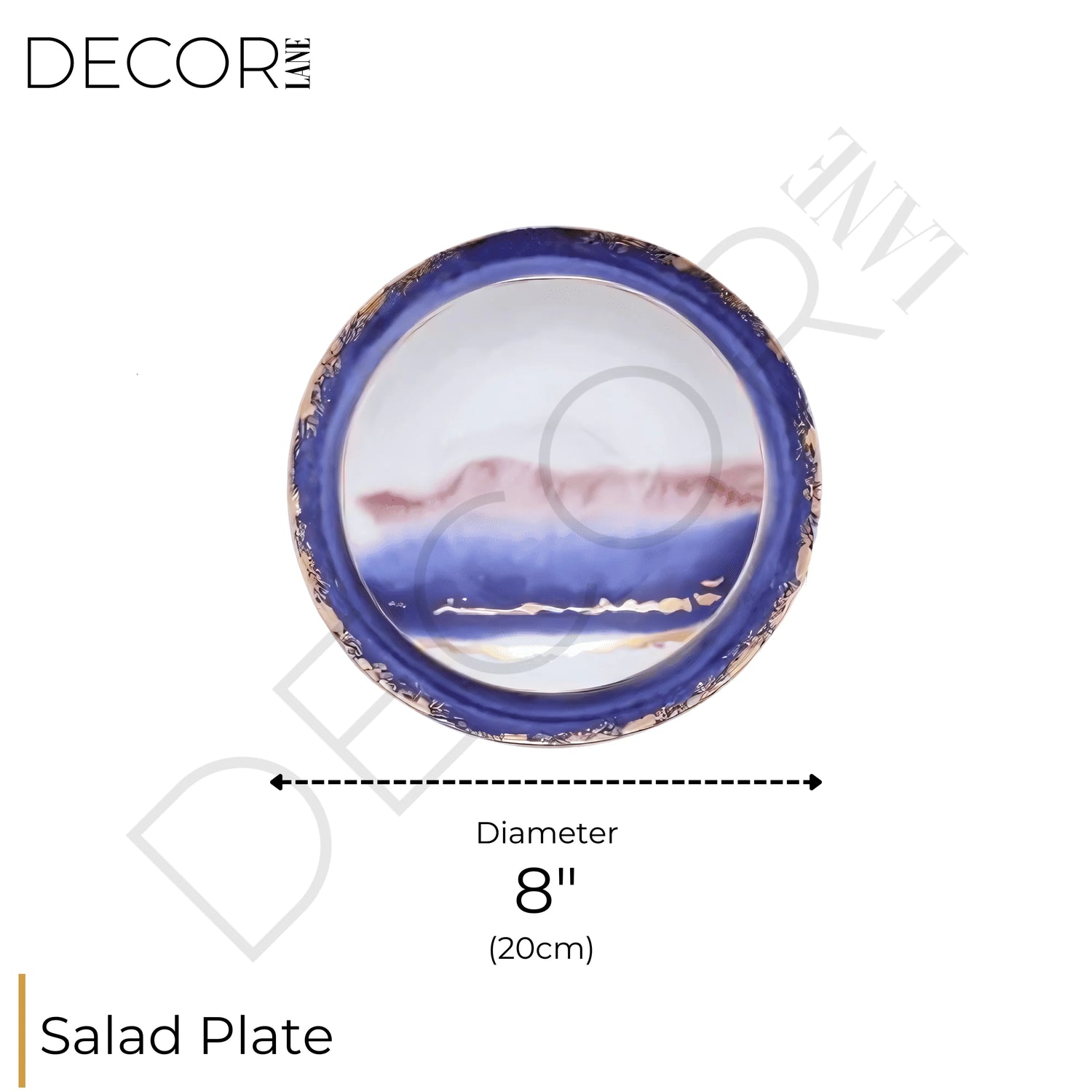 VAN GOGH COBALT PLATE
