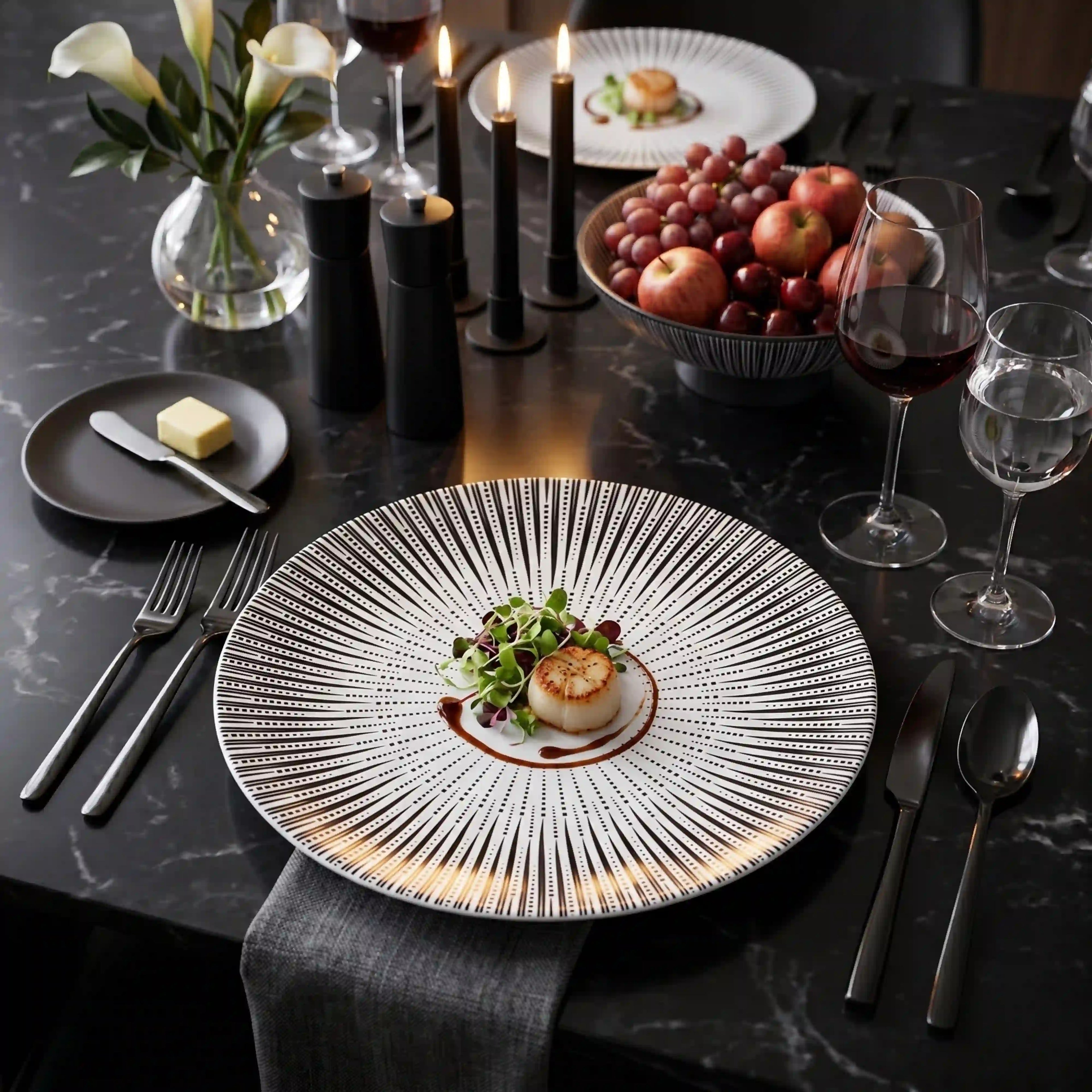 ZAPHIRE BLANC PLATE