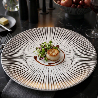 ZAPHIRE BLANC PLATE