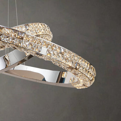 LUMIÉRE DE CARTIER 2 TIER CHANDELIER