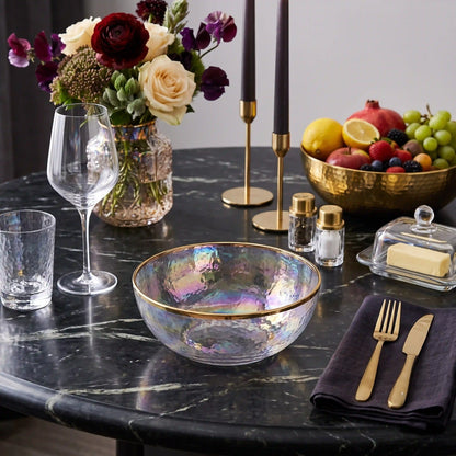 RAINBOW OPAQUE BOWL