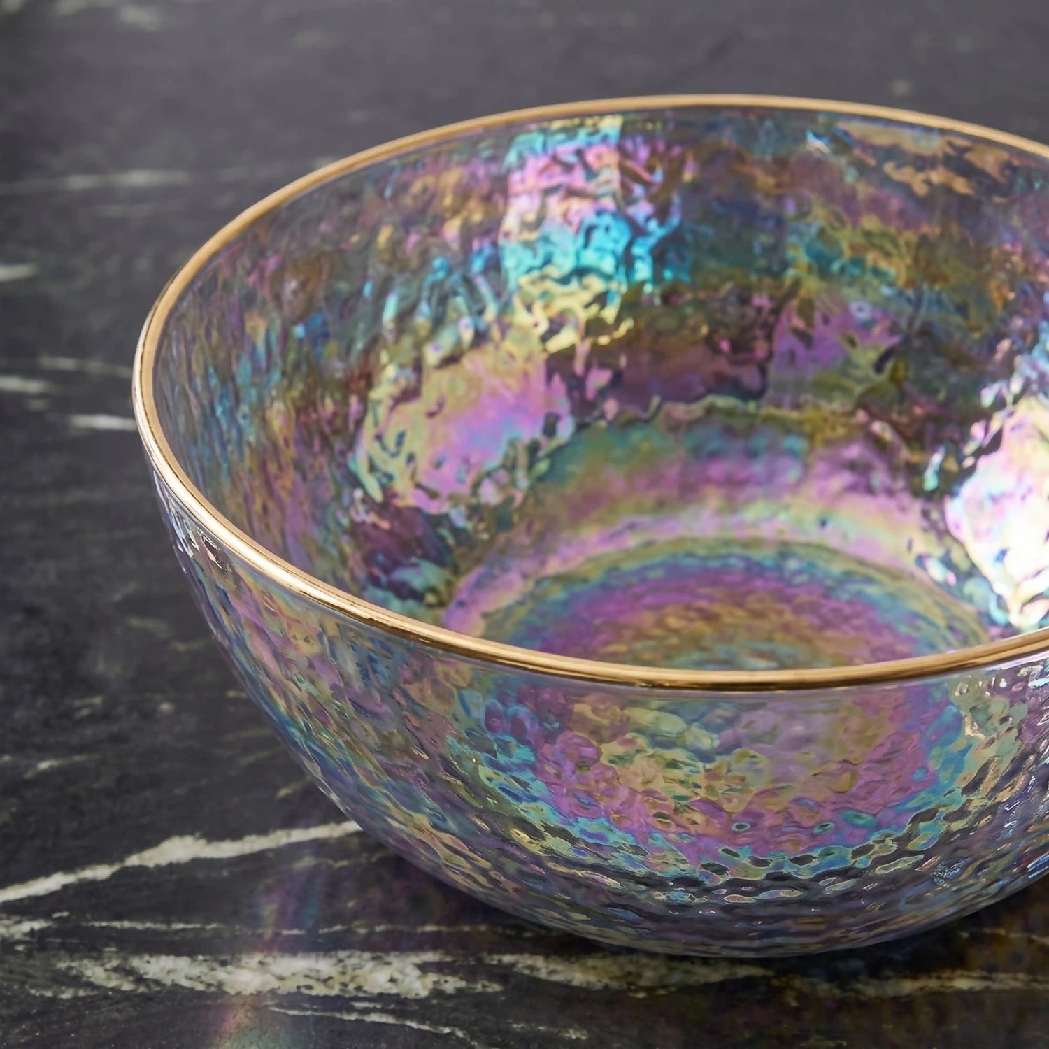 RAINBOW OPAQUE BOWL