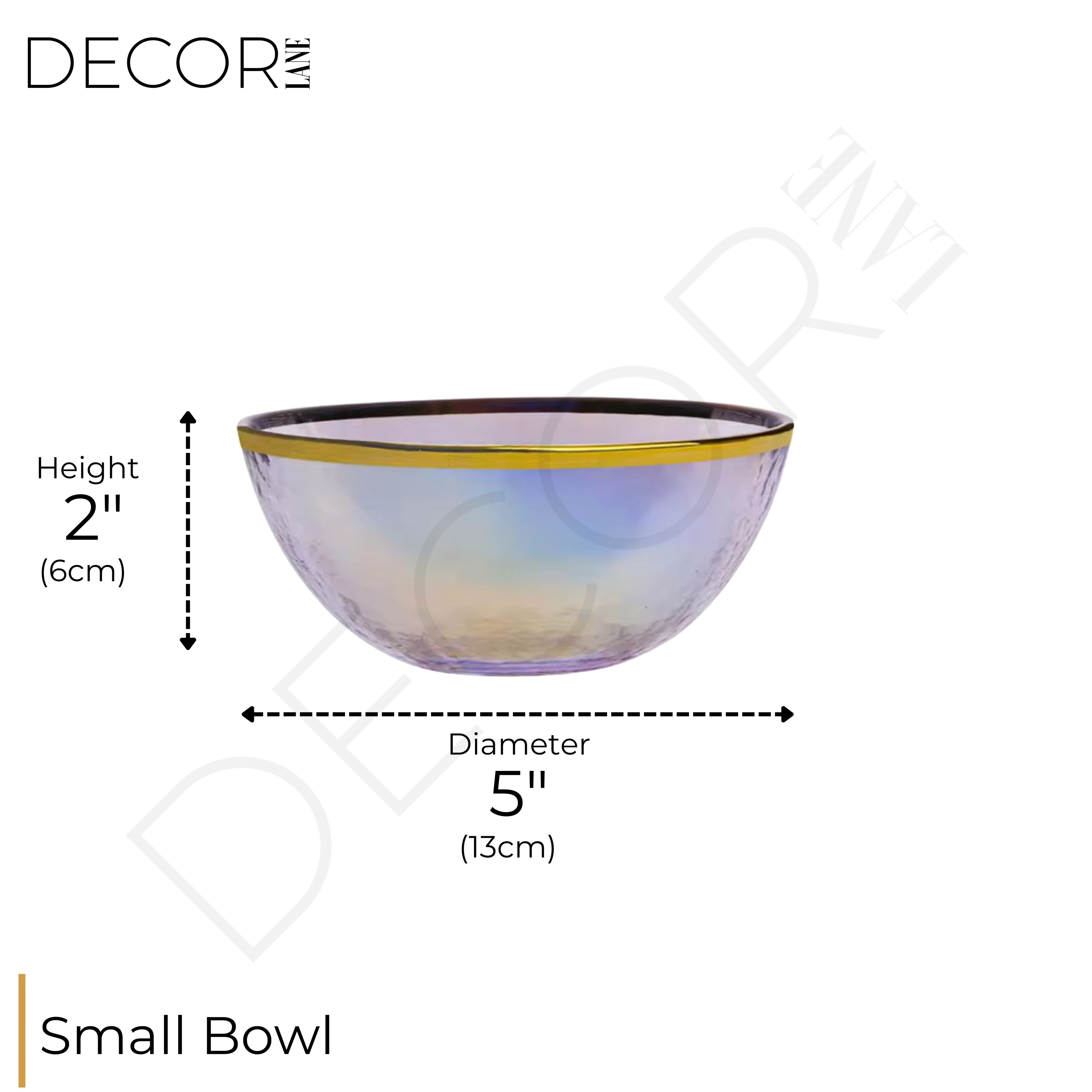 RAINBOW OPAQUE BOWL