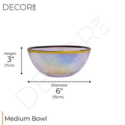 RAINBOW OPAQUE BOWL