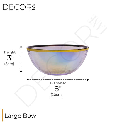 RAINBOW OPAQUE BOWL